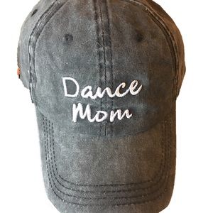 New Dance Mom Hat double ponytail hole bun